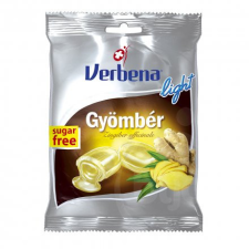 Verbena sugar free gyömbér töltött cukorka 60 g 60 g alapvető élelmiszer