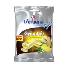 Verbena sugar free gyömbér töltött cukorka 60g vitamin és táplálékkiegészítő