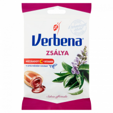 Verbena töltött keménycukorka mézzel, zsálya kivonattal és C-vitaminnal 60 g csokoládé és édesség