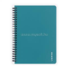 VERDE A5 60 lapos PP türkiz vonalas spirálfüzet (8-872)