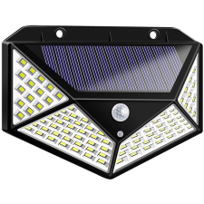 Verk 01728 Napelemes kültéri lámpa, 100 LED SMD, mozgásérzékelős kültéri világítás