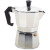 Verk 07037 Moka konvice, 3 šálky, 150 ml, stříbrná