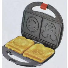 Verk Group Sikorski SP.K. Szendvicssütő, Mickey, mosolygós figurák, 750W szendvicssütő
