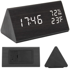 Verk Group VG-01771 - Elektronikus ébresztőóra, hőmérő, páratartalommérő, óra ébresztőóra