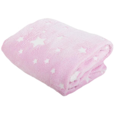 Verk Világító takaró Soft Dreams Stars, 150×200 cm, rózsaszín lakástextília