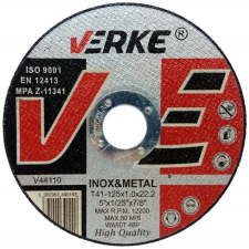 VERKE Fémvágó korong, 125mm, V44110, Verke csiszolókorong és vágókorong