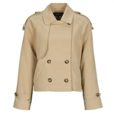 Vero Moda Ballonkabátok VMCHLOE SHORT TRENCHCOAT Bézs EU L
