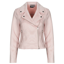 Vero Moda Bőrkabátok  VMJOSE SHORT FAUX SUEDE Rózsaszín EU XL női dzseki, kabát