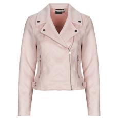 Vero Moda Bőrkabátok  VMJOSE SHORT FAUX SUEDE Rózsaszín EU XS