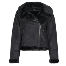 Vero Moda Bőrkabátok VMPEGGY Fekete EU S női dzseki, kabát