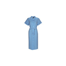 Vero Moda Hosszú ruhák VMBUMPY SS CALF SHIRT DRESS NOOS Kék EU XS női ruha
