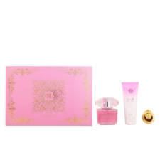 Versace Bright Crystal SET: edt 90ml + Testápoló 100ml + Kulcstartó kozmetikai ajándékcsomag