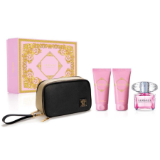 Versace Bright Crystal, tusfürdő gél 100ml + Testápoló 100ml + EDT 90ml + Kozmetikumoki Táska kozmetikai ajándékcsomag
