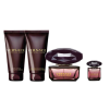 Versace Crystal Noir, SET: edp 90ml + edp 5ml + Testápoló 100ml + tusfürdő gél 100ml