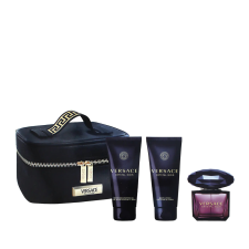 Versace Crystal Noir SET W (EDP 90ml + BL 100ml + SG 100ml + Bag) kozmetikai ajándékcsomag