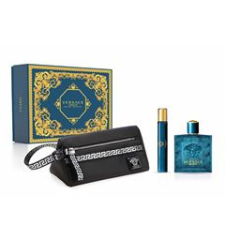 Versace Eros, Parfémová voda 100ml + parfémová voda 10ml + Táska kozmetikai ajándékcsomag
