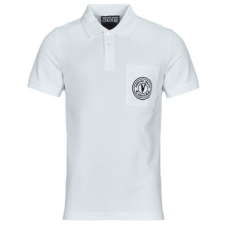 Versace Jeans Couture Rövid ujjú galléros pólók 78GAGT01 Fehér EU L férfi póló