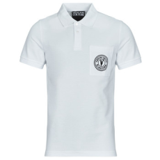 Versace Jeans Couture Rövid ujjú galléros pólók 78GAGT01 Fehér EU XL