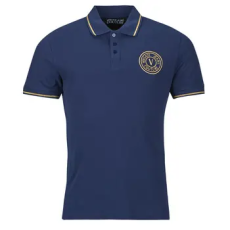 Versace Jeans Couture Rövid ujjú galléros pólók 80GAGT03 Tengerész EU 3XL