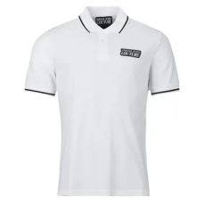 Versace Jeans Couture Rövid ujjú galléros pólók 80GAGT17 Fehér EU M