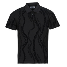 Versace Jeans Couture Rövid ujjú galléros pólók POLO77GAG6R0 Fekete EU XL férfi póló