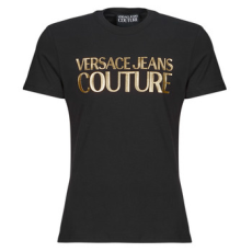 Versace Jeans Couture Rövid ujjú pólók 76GAHT00 Fekete EU XXL