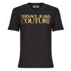 Versace Jeans Couture Rövid ujjú pólók 78HAHT01 Fekete EU L