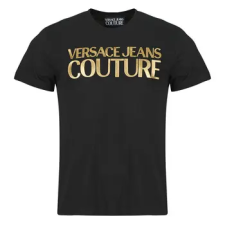 Versace Jeans Couture Rövid ujjú pólók 80GAHT00 Fekete  EU L férfi póló