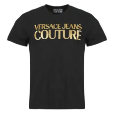 Versace Jeans Couture Rövid ujjú pólók 80GAHT00 Fekete  EU XL