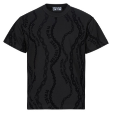 Versace Jeans Couture Rövid ujjú pólók MAGLIET.77GAH6R0 Fekete EU S