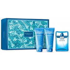 Versace Man Eau Fraiche Ajándékszett, Eau de Toilette 50ml + SG 50ml + sampon 50ml, férfi kozmetikai ajándékcsomag