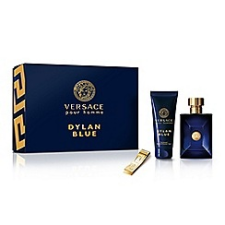 Versace Pour Homme Dylan Blue, Edt 100ml + 100ml SG + Versace Money Clip kozmetikai ajándékcsomag