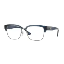 Versace VE3348 5292 Blue Transparent Demo Lens szemüveg szemüvegkeret