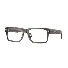 Versace VE3391U 5389 Dark Grey Transparent Demo Lens szemüveg szemüvegkeret