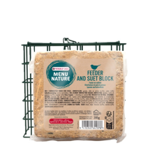 Versele-Laga Menu Nature Zsírtömb magokkal + újrafelhasználható adagoló 395g madáreledel