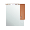 Vertex Bianca Plus 85 fürdőszoba bútor felsőszekrény, aida dió színben, jobbos nyitásirány