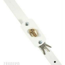 Vertex HEVEDERZÁR+CILINDER 1200MM KÉTSZÁRNYÚ VERTEX FEHÉR zár és alkatrészei