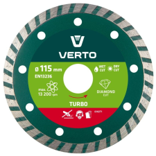 Verto Gyémánt vágókorong 115mm TURBO csiszolókorong és vágókorong