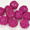  Vessző gömb magenta 4cm