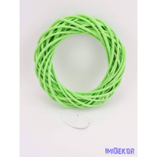  Vessző koszorú alap 25 cm - Élénk zöld dekorációs kellék