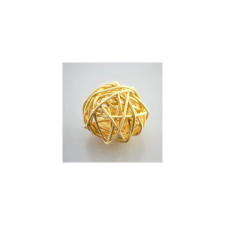  Vesszőlabda, natúr. Átmérő: 3 cm dekorációs kellék