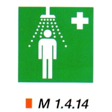 Vészzuhany m 1.4.14 információs címke