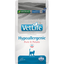  Vet Life Cat Hypoallergenic Pork & Potato 400 g macskaeledel