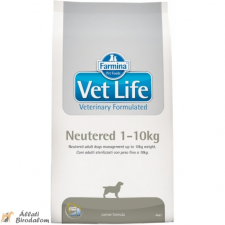 VET LIFE Dog Neutered 1-10kg 2kg kutyaeledel