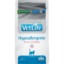 Vet Life Natural Diet Cat Hypoallergenic Pork & Potato1,5kg macskaeledel