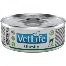  Vet Life Natural Diet Cat Obesity 85g macskaeledel