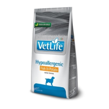 Vet Life Natural Diet Dog Hypoallergenic Fish&Potato – 12 kg kutyaeledel