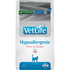 VET LIFE Vet Life Natural Diet Cat Hypoallergenic Pork&amp;Potato 400g macskaeledel