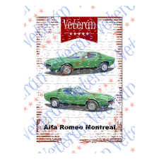  Veterán autós kirakó - Alfa Romeo Montreal puzzle, kirakós