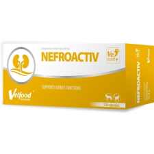 Vetfood Nefroactiv vesefunkciót támogató kapszula kutyáknak és macskáknak 120 db vitamin, táplálékkiegészítő macskáknak